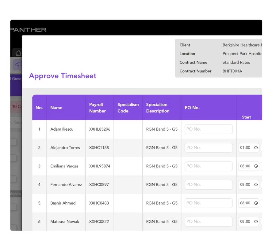 Simplify Weekly Timesheets foreground image